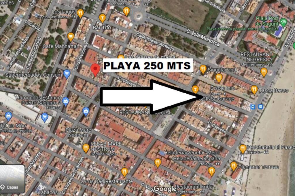 Acogedor Piso Cerca De La Playa Apartment Puerto de Sagunto Luaran gambar